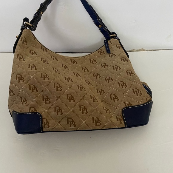Dooney & Bourke Signature Erica Hobo Canvas Bag - Picture 9 of 15